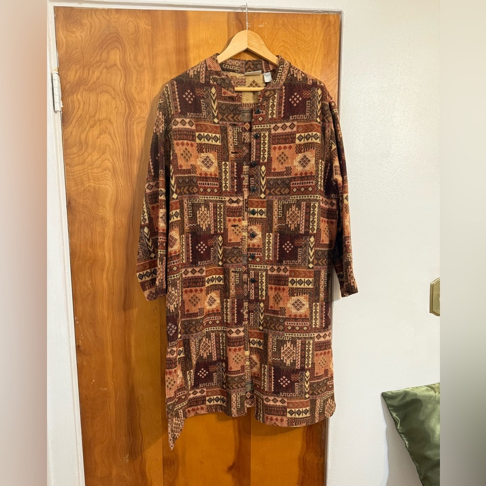 Chico's Multicolor Tapestry Jacket